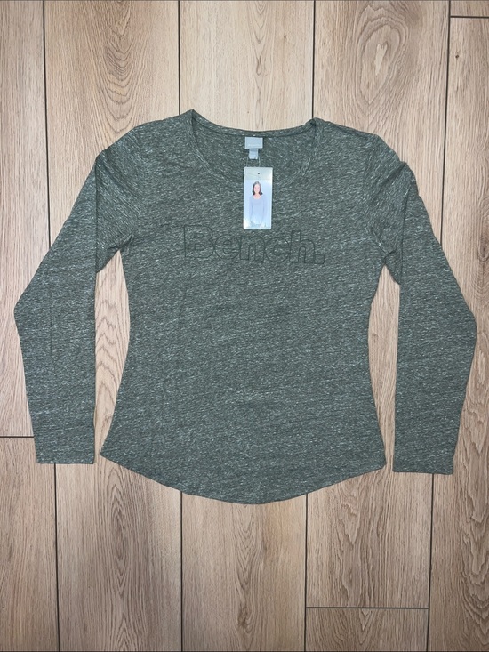 Bench Tops - Bench Olive Green Heather Long-Sleeve Crew Top